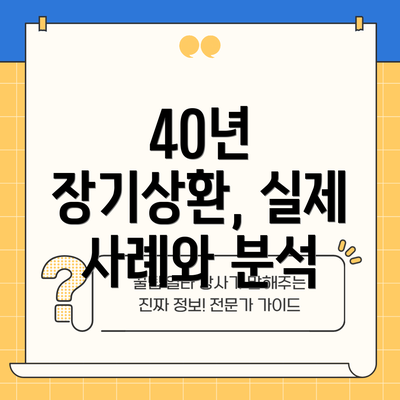 40년 장기상환, 실제 사례와 분석
