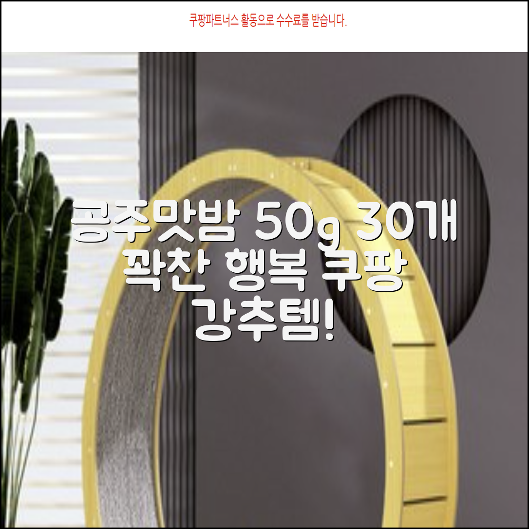고맛나루 공주맛밤, 50g, 30개 추천 리뷰