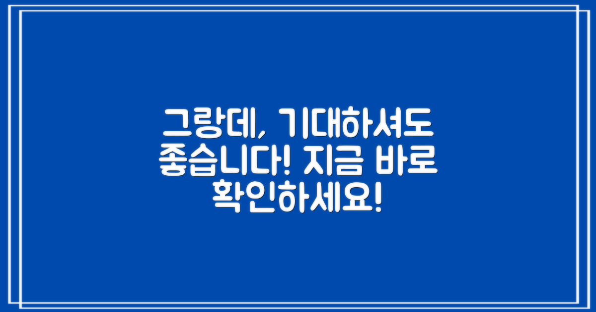 그랑데, 기대해도 될까요?